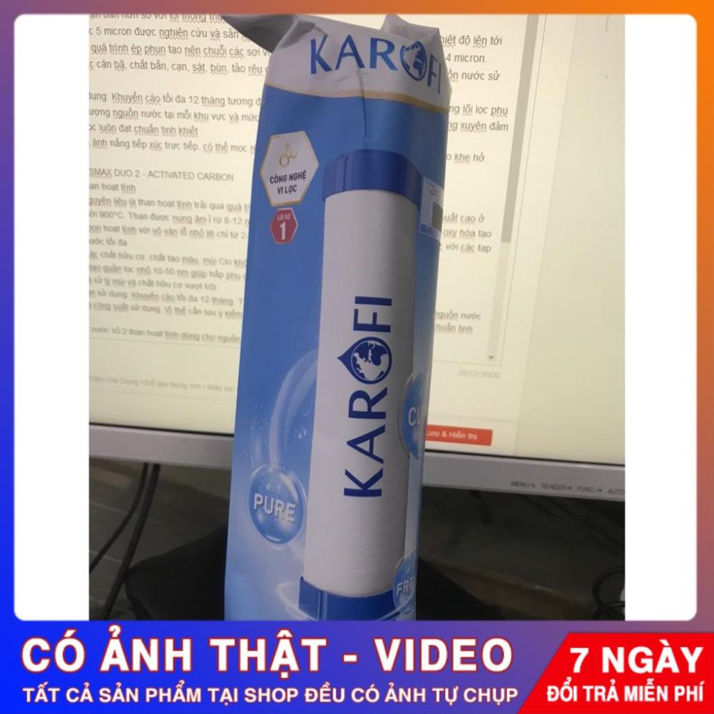 Bộ 3 lõi lọc nước karofi 123 smax duo lọc thô dùng cho máy lọc nước ro karofi kangaroo .