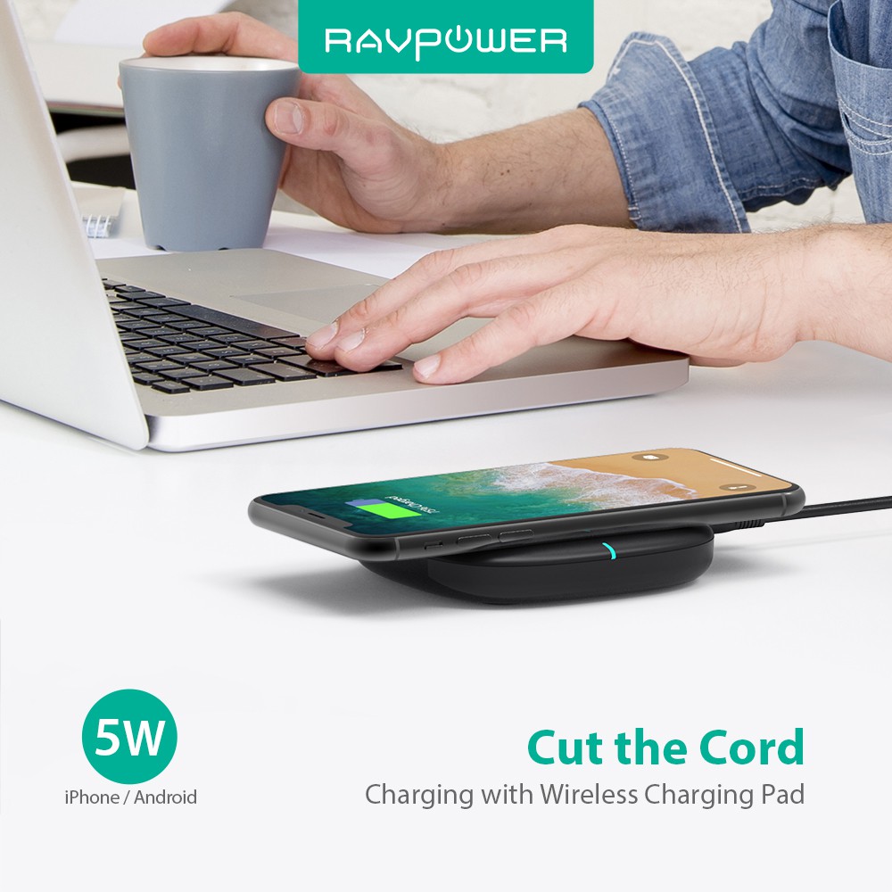 (GIÁ XẢ KHO) Sạc Không Dây RAVPower RP-PC072 5W
