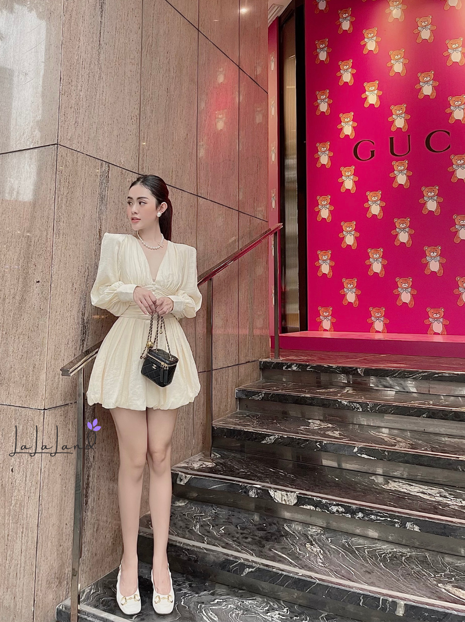 Đầm jum 7 nút D031K