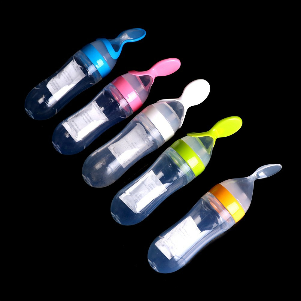 Bình thìa ăn dặm silicon