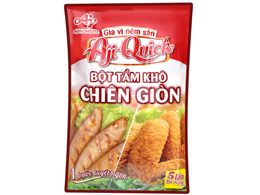 Bột tẩm khô chiên giòn Aji-Quick gói 210g