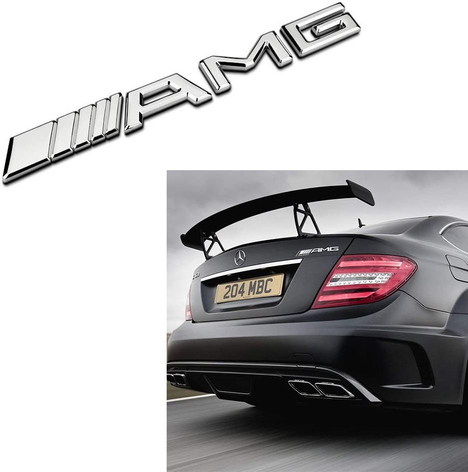Tem dán chữ nổi 3d amg trang trí xe ô tô