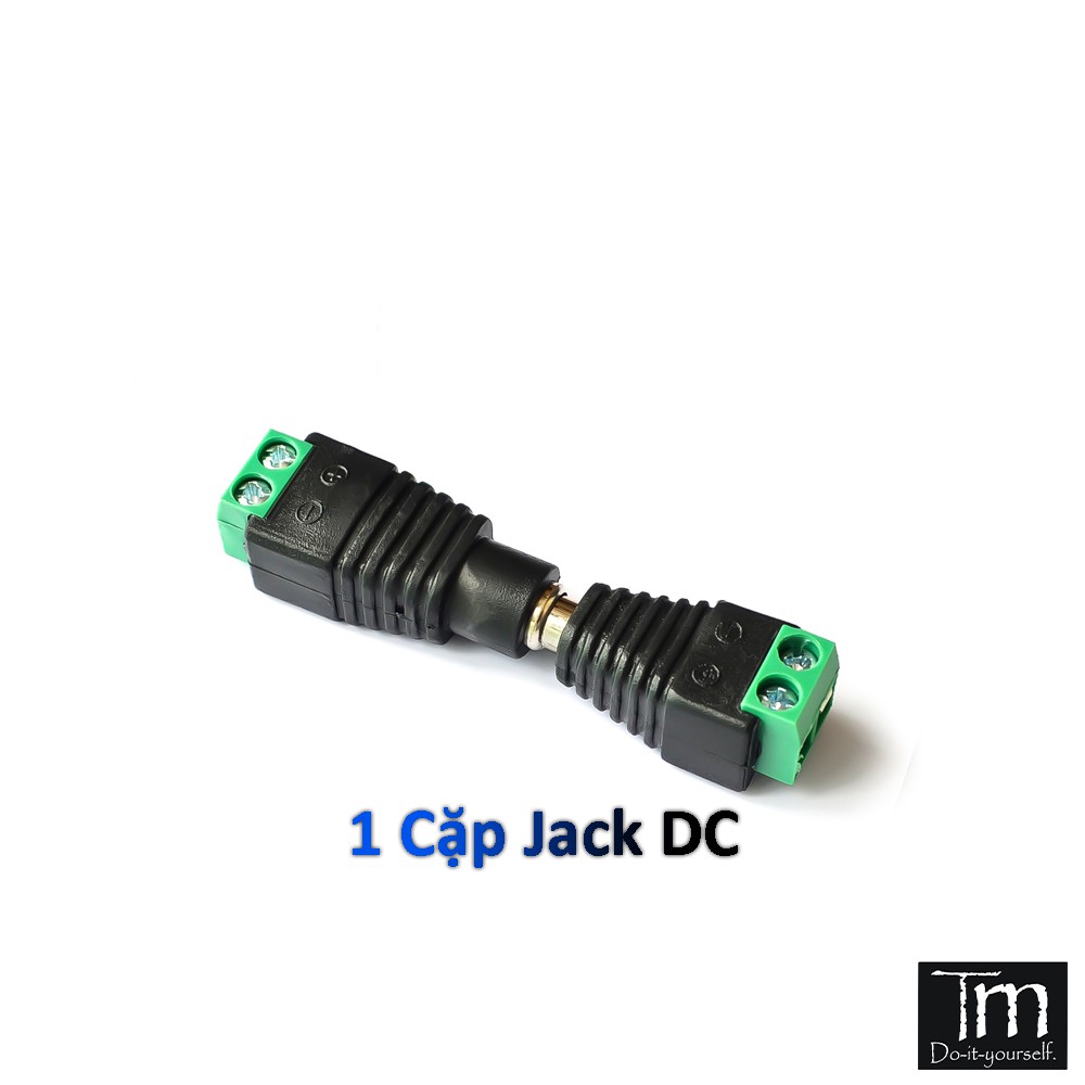 Cặp Jack DC Đực - Cái Cấp Nguồn 5.5mm