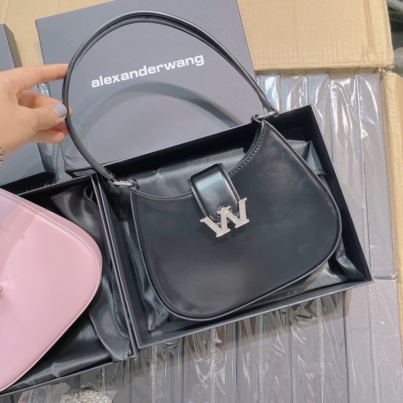 Full Box - Túi Kẹp ch ALEX WANG Da Mịn