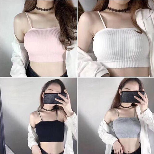 [HCM]Áo Bra Ống Nữ Đi Biển Du Lịch Phối Kiểu Thời Trang