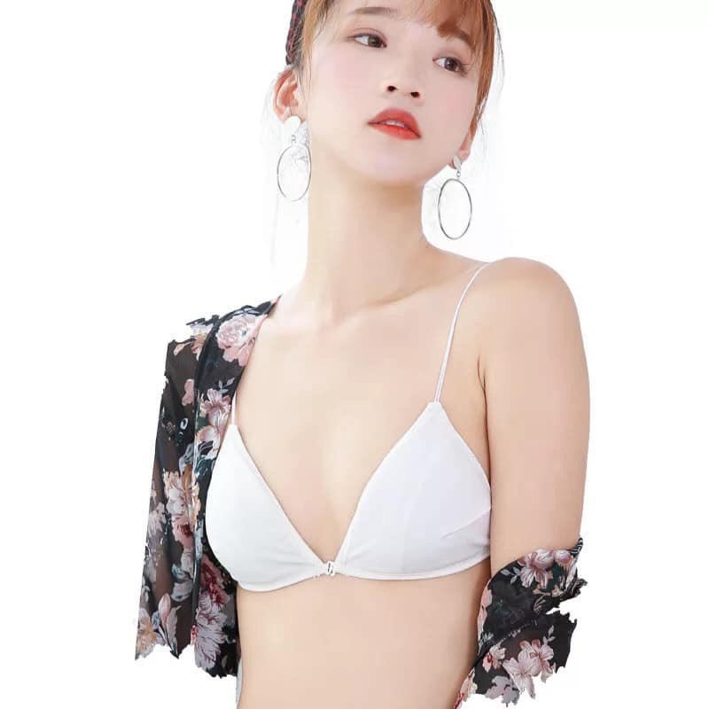 Bra khuy cài trước dây mảnh sexy