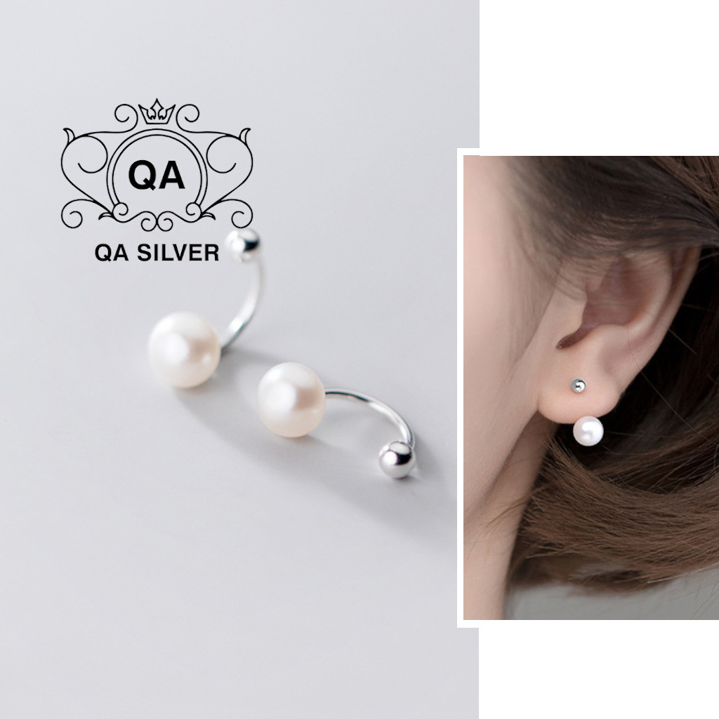 PEARL QA SILVER Earrings