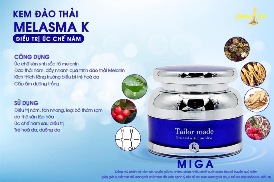 Kem đào thải nám Malasma K MIGA 30gr