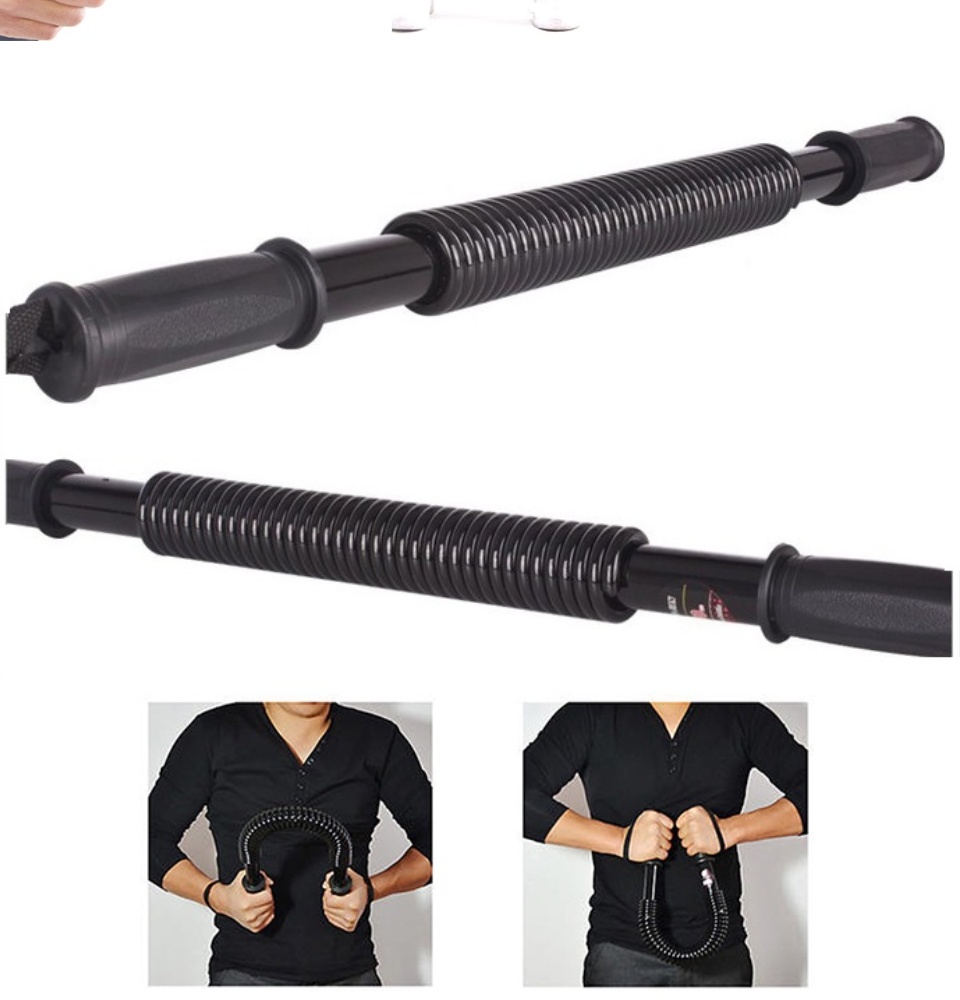 Gậy Bẻ Tập Cơ Tay Với Lực Bẻ 20-30-40-50-kg, Gậy Lò Xo Tập Cơ Tay Với Thanh Bẻ Lò Xo Có Độ Đàn Hồi Cao Được Làm Bằng Chất Liệu Titan Cao Cấp