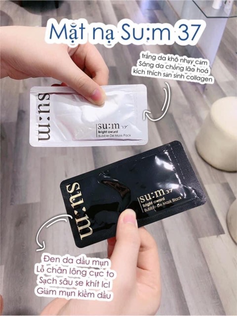 Mặt Nạ Thải  Sum Hàn Quốc-Mask Sủi Bọt Hút Chì