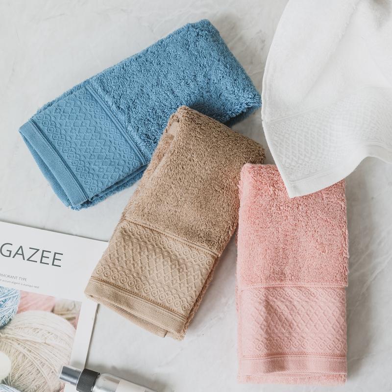 Ánh Sáng M Đồ Dùng Gia Đình 100% Cotton Dày Khăn Mặt Màu Macaron Tắm Hút Nước Khăn Tắm Mềm Mại Người Lớn Khăn Lau Mặt Khăn Mặt