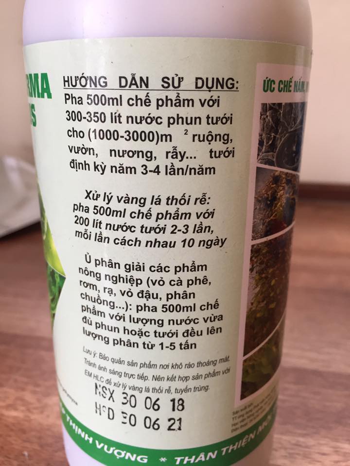 Trichoderma Bacillus (Vi nấm đối kháng)