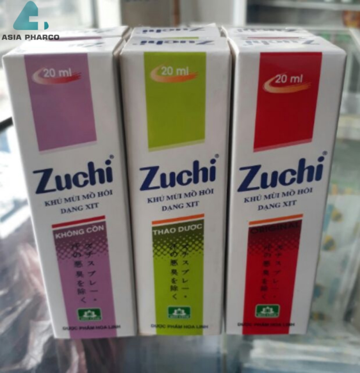 [HCM]Xịt Khử Mùi Mồ Hôi Zuchi Thảo Dược 20ml/Chai