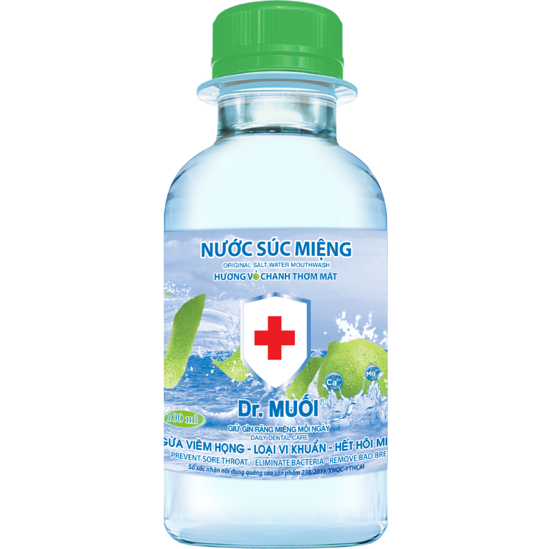 Nước súc miệng Dr.muối hương vỏ chanh