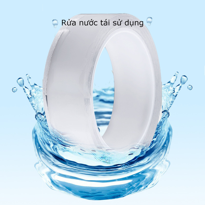Keo 3M 2 Mặt Siêu Dính Dày 1mm Không thấm nước chống ẩm chống nấm mốc