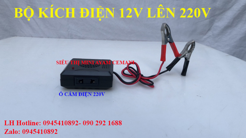 Bộ kích điệ n 12V lên 220V 180W