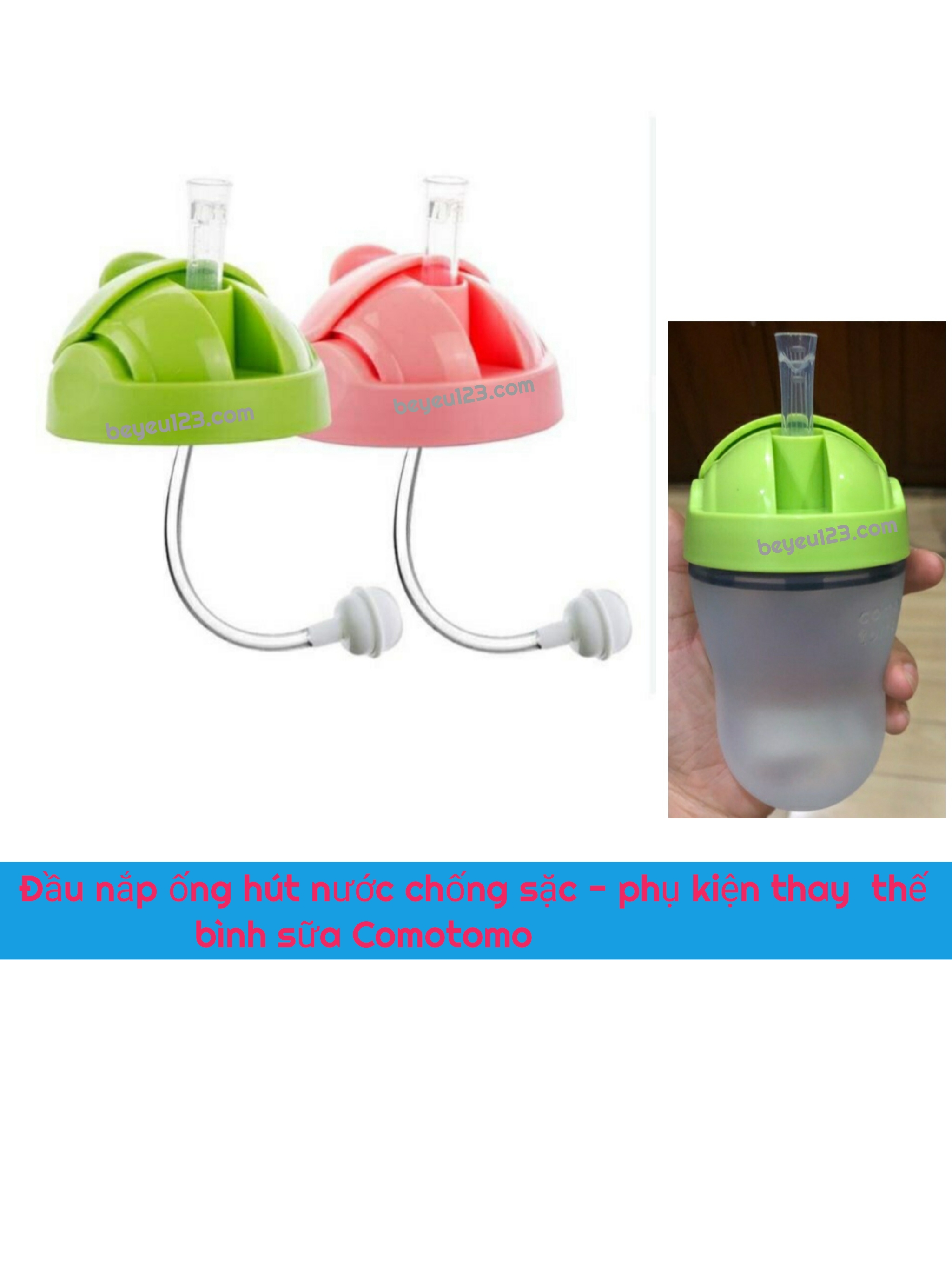 Nắp tập uống nước thay thế bình Comotomo