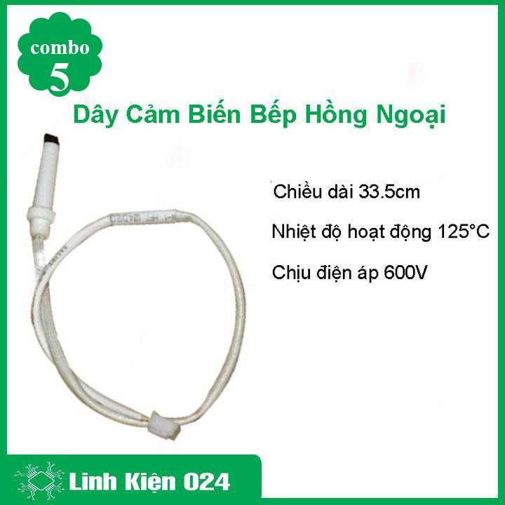 Combo 5 dây cảm biến nhiệt độ bếp hồng ngoại