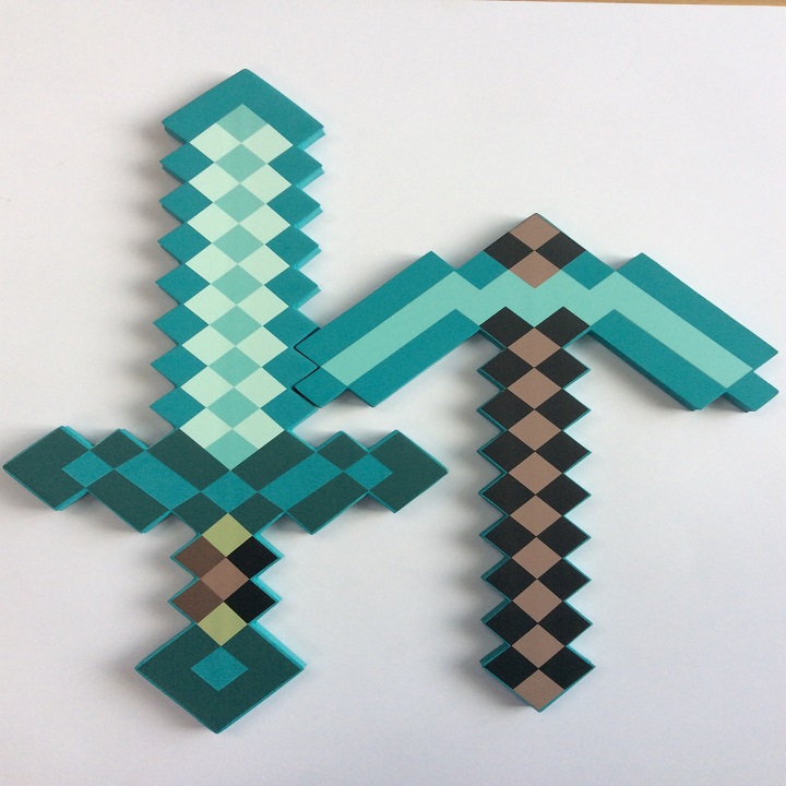 Combo Kiếm Cúp Minecraft
