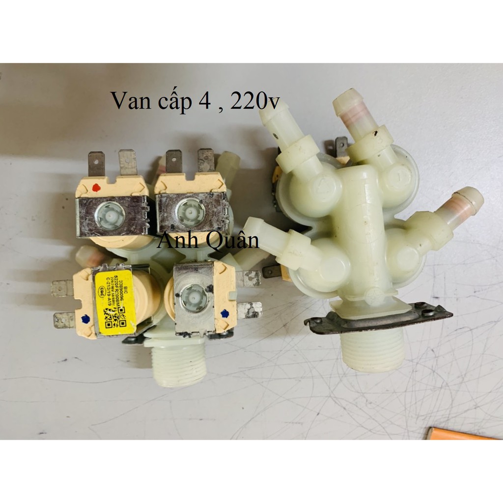 Van cấp nước máy giặt lg 220v - loại van cấp bốn lg 220v chính hãng