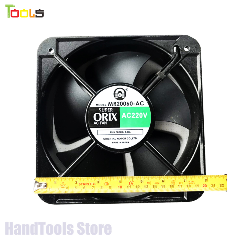 Quạt Hút Gió 20x20cm ORIX 220V , Vuông 20x20x6 Thông Gió Hút Mùi Tản Nhiệt