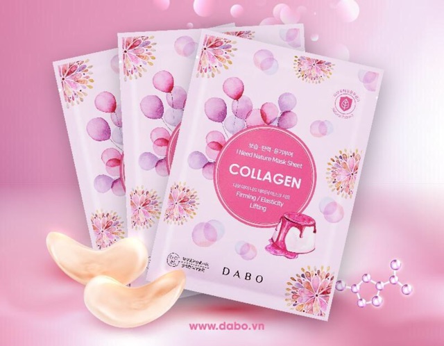 (hàng chính hãng) Bộ 10 Miếng Mặt Nạ Tinh Chất Collagen cao cấp DABO HÀN QUỐC +