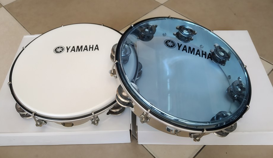 Trống gõ bo, Lục Lạc Gõ Bo Yamaha loại tốt màu Trắng Đục, Trống Lắc Tay YAMAHA