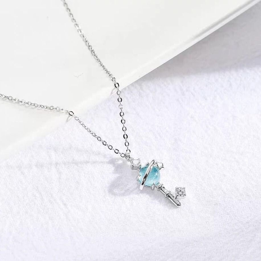Dây chuyền Vòng cổ nữ đính đá chủ đề dải ngân hà lấp lánh siêu sang MIM DCNA11