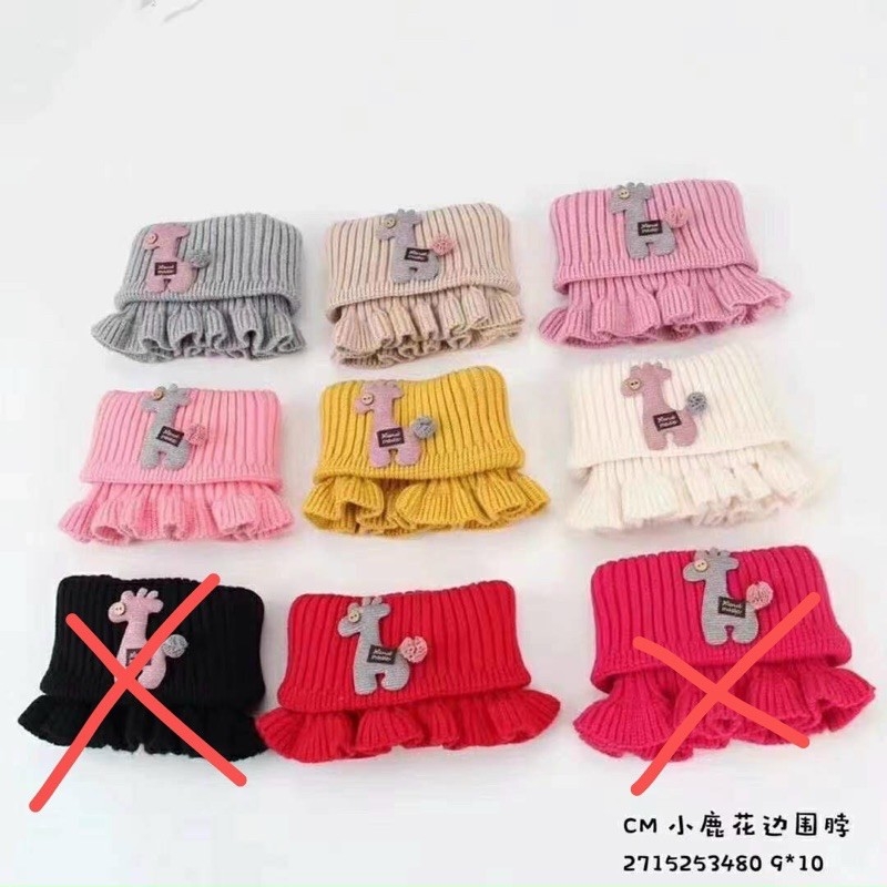 Freeship - Khăn len quàng cổ siêu ấm siêu cute cho bé