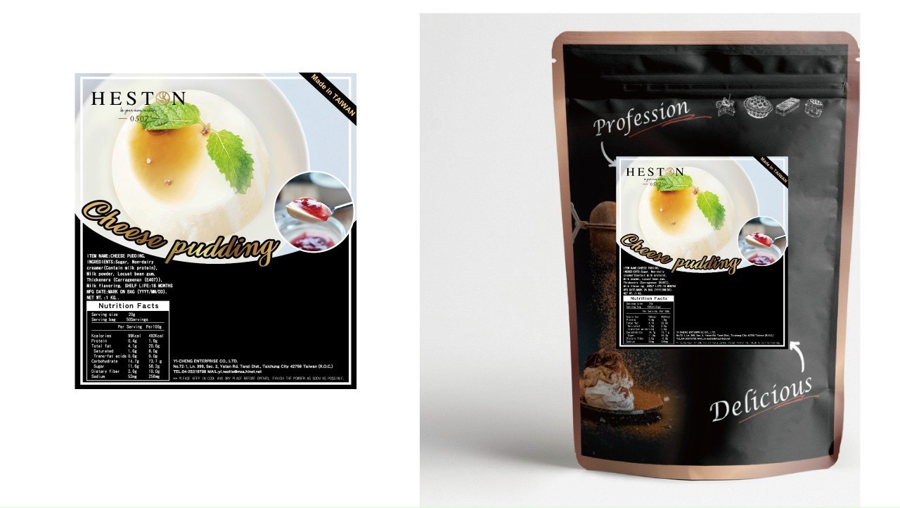 Bột pudding phô mai Heston (pudding sữa panna cotta)