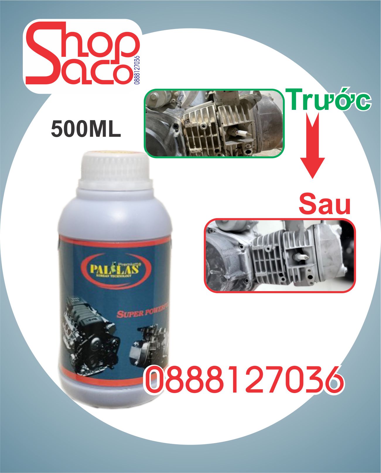 Tẩy Rửa Máy Pallas - 620ml