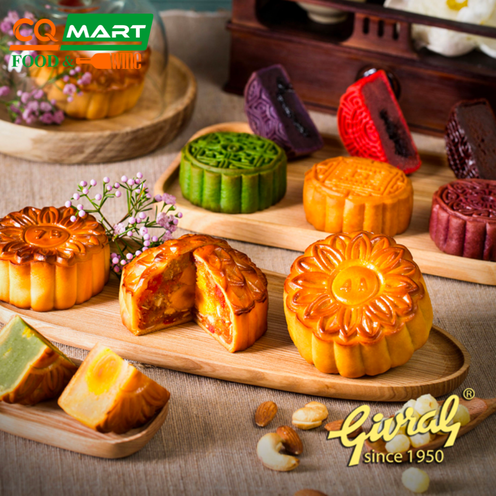 [Chính hãng] Bánh Trung Thu Givral Combo Sum Vầy 3 (4 bánh*200g)