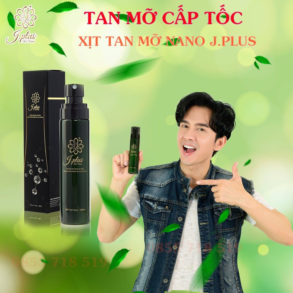 Xịt Nano tan mỡ J plus