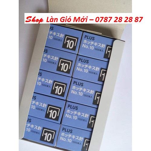 Combo 6 hộp nhỏ Kim bấm số 10 Plus - VPP Làn Gió Mới