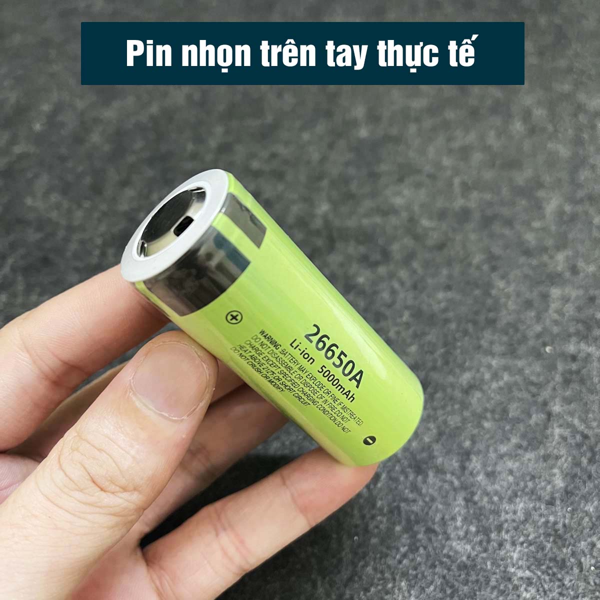 Pin Cell 26650 Li-ion 5000mAh xả cao 30A