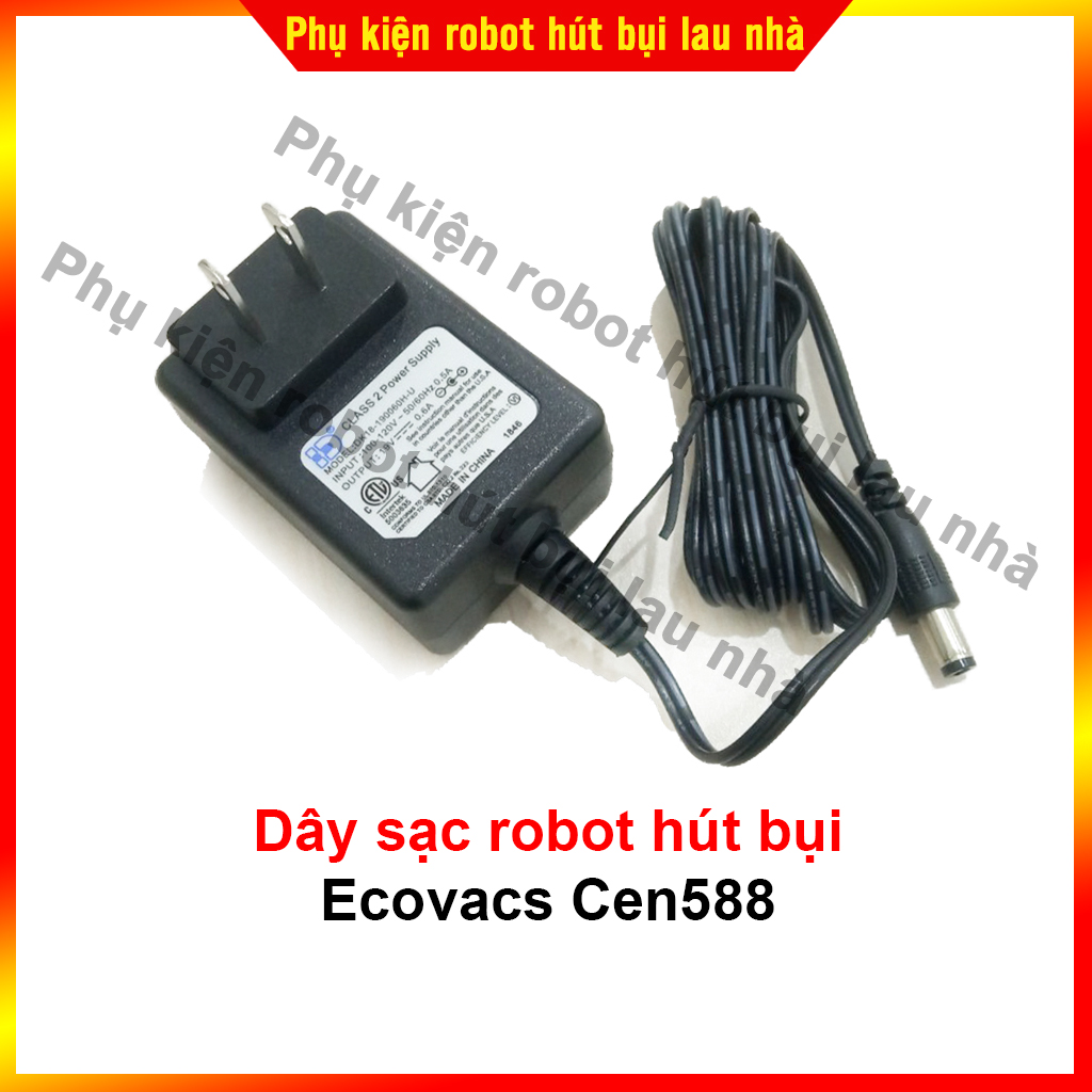 Dây sạc robot hút bụi Ecovacs Cen588