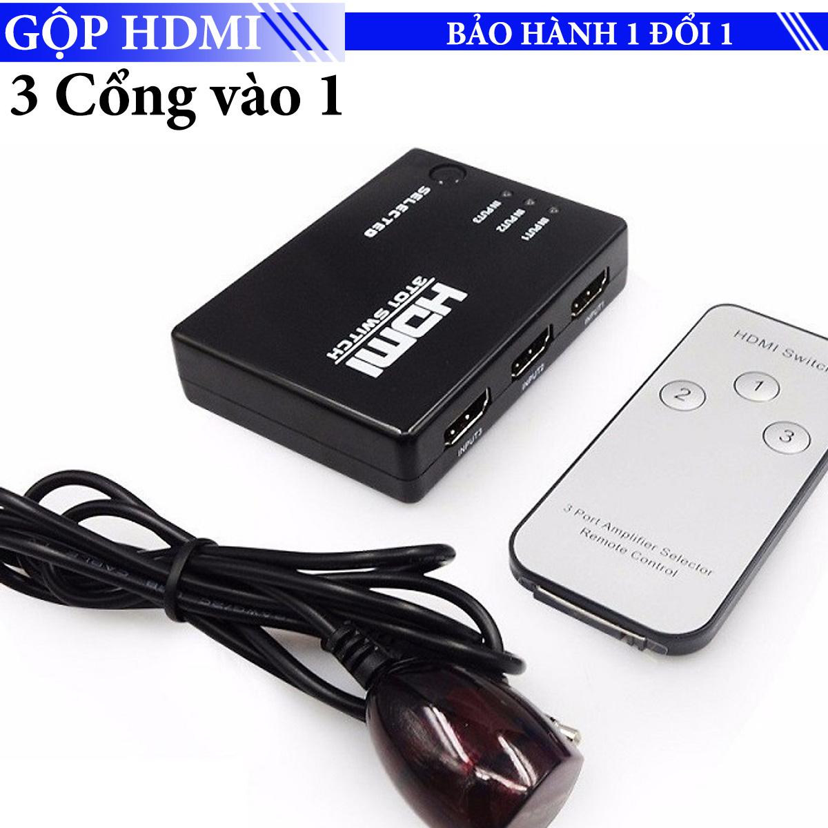 Bộ gộp tín hiệu hình ảnh HDMI 3 cổng vào 1 cổng ra