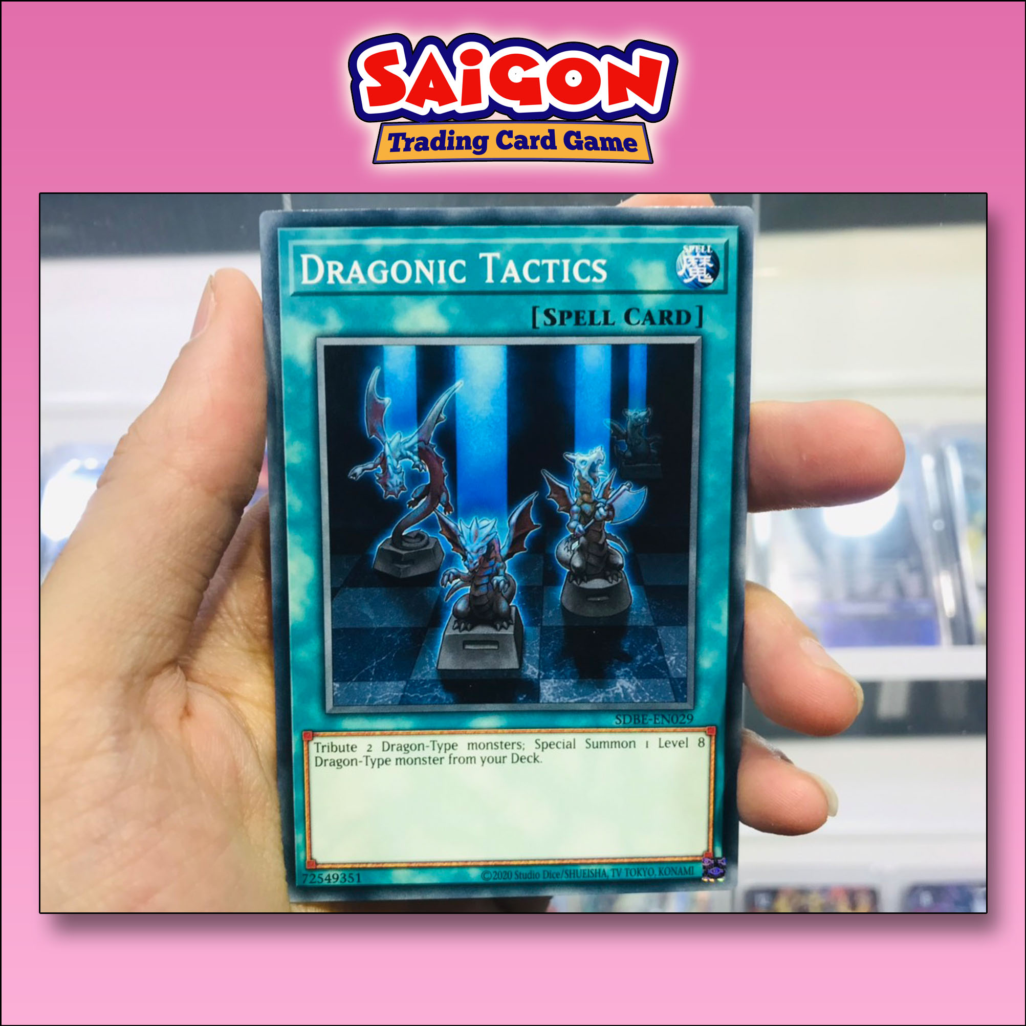 Thẻ bài yugioh mã sdbe-en029 - dragonic tactics - common - unlimited edition