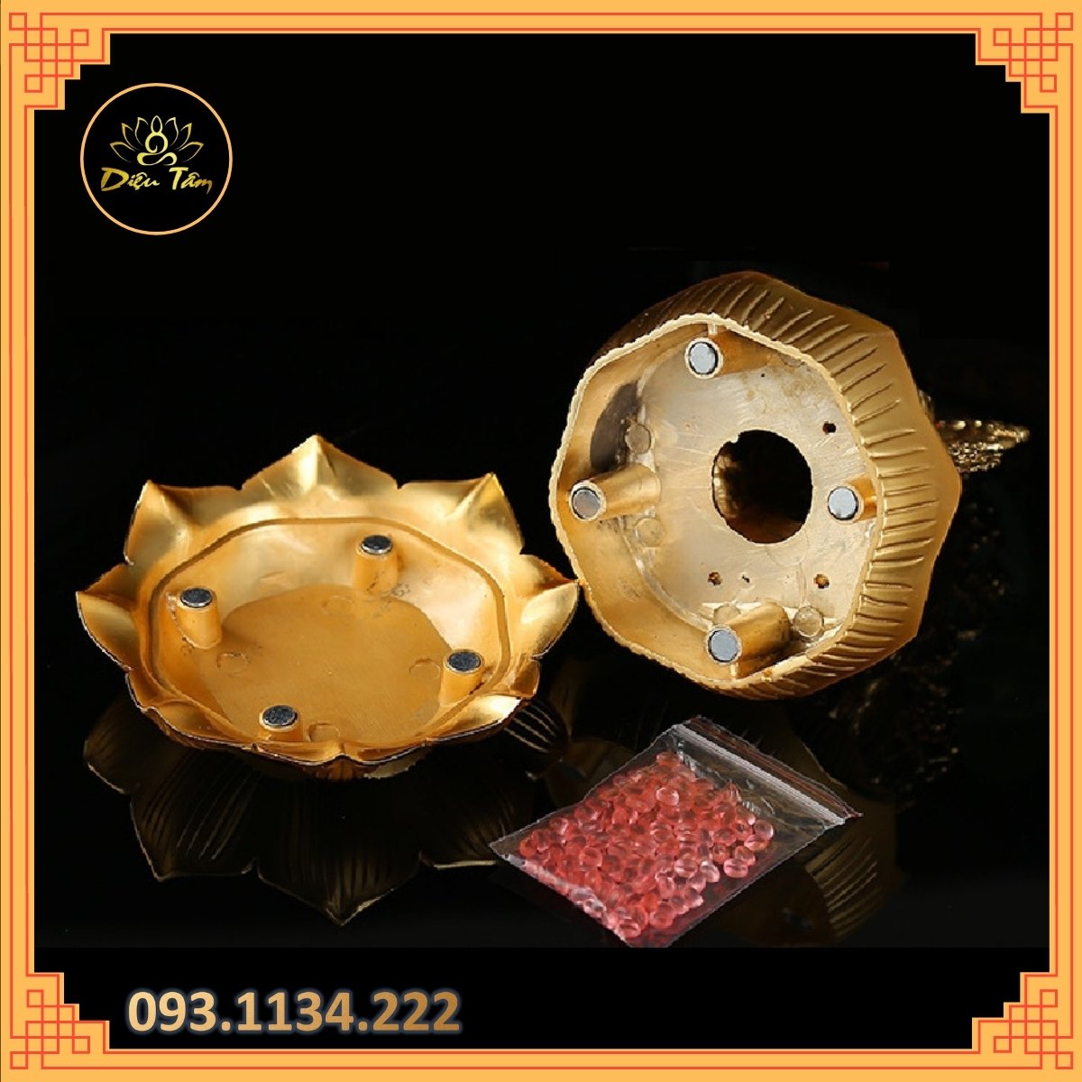 Tượng phật bà quan âm nước hoa trang trí QAR