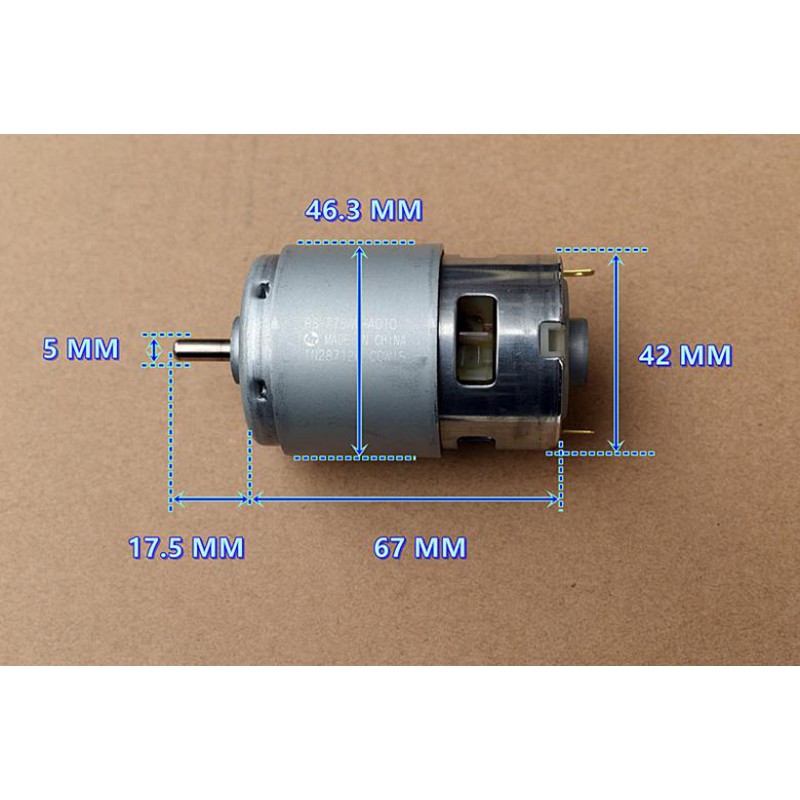 MOTOR 775 12V-14.4VDC. CÔNG SUẤT 220~300W