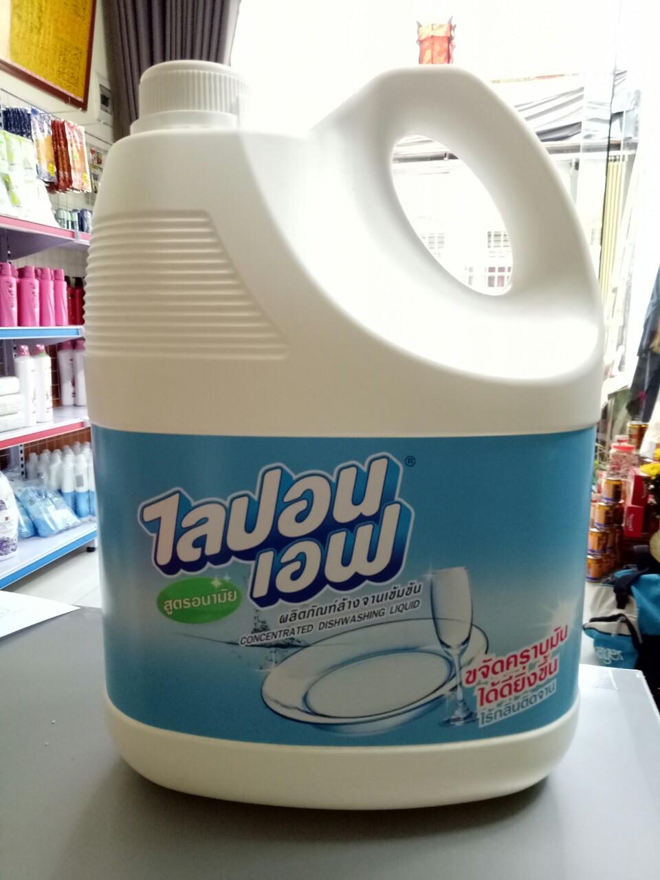 [HCM]Nước Rửa Chén Lipon 3500ml Thái Lan (Không Mùi)