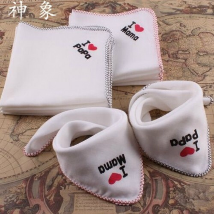 Combo 10 khăn xô trắng Papa Mama