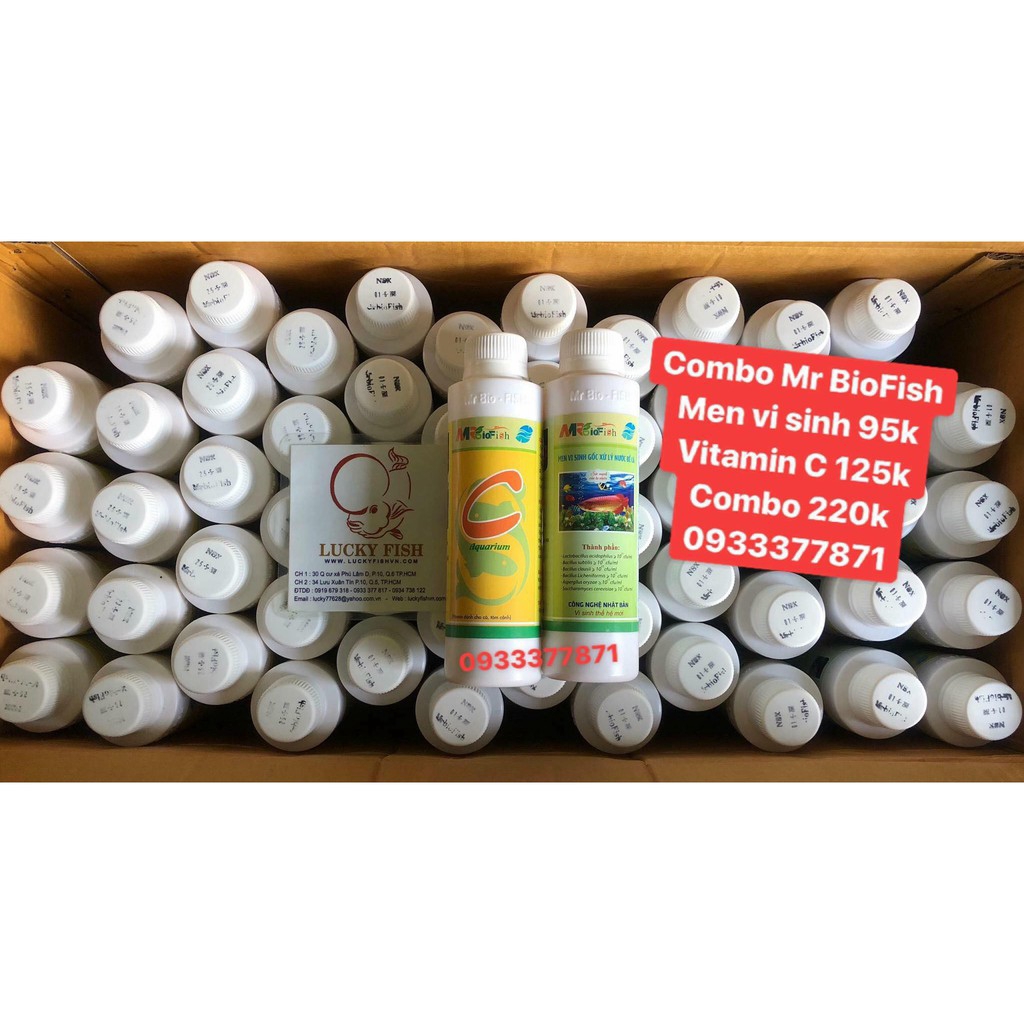 Combo 3 Chai Mrbio (Vitamin C + Men Vi Sinh + Tảo Đỏ) - Hàng Công Ty