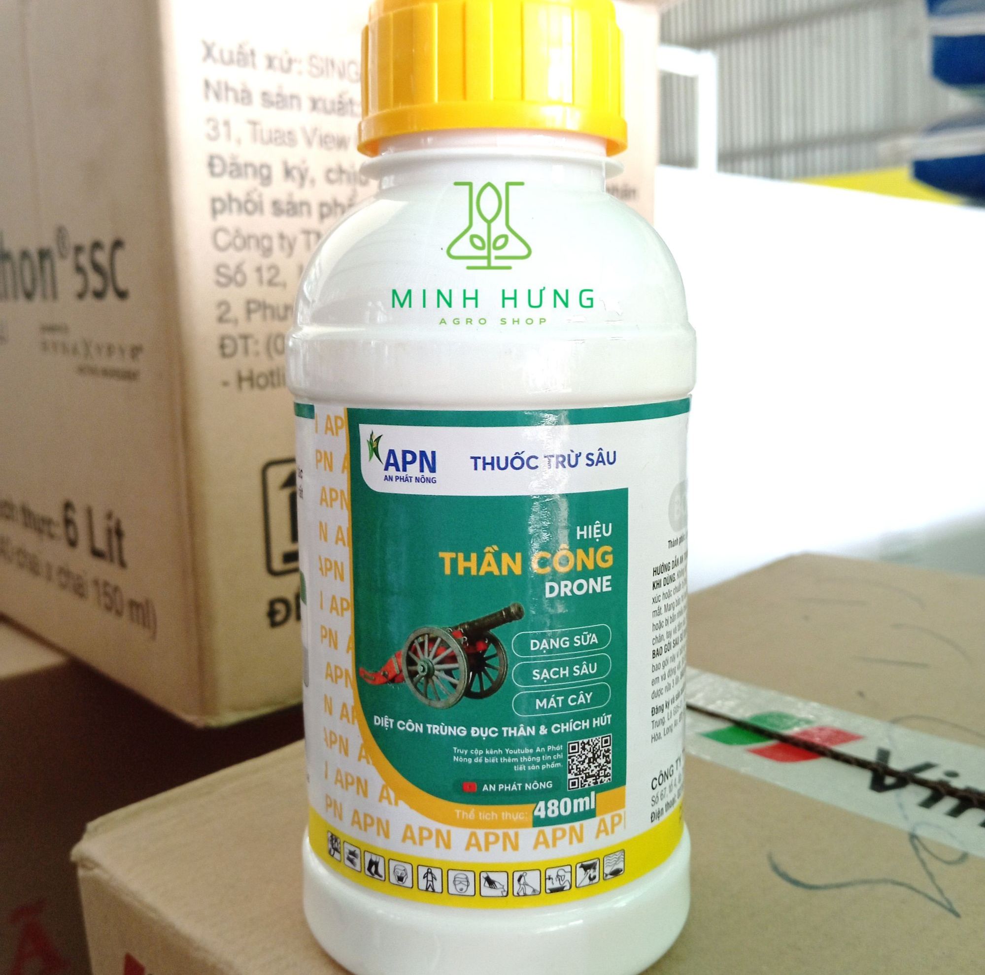 Thuốc trừ sâu BOXING 99.99EW (THẦN CÔNG) Chai 480ml (an phát nông)