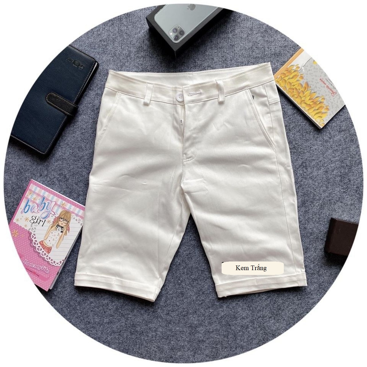 [HCM]Quần Short Nam Kaki Form Ôm Co Giãn