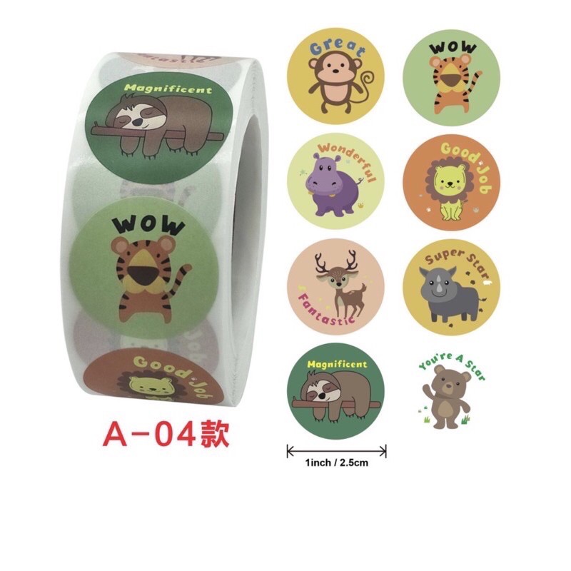 [HCM]Sticker khen thưởng cuộn