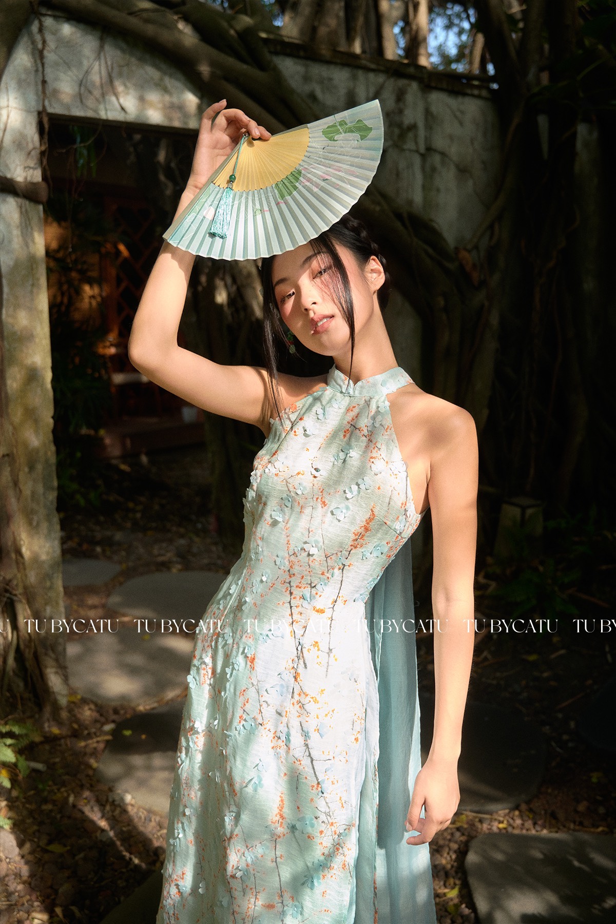 TUBYCATU | Áo Dài Hoa Niên (KHÔNG KÈM QUẦN)
