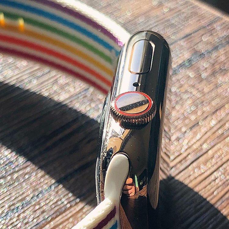 Dây Nylon Woven đồng hồ Apple Watch Rainbow Strike ( không kèm mặt đồng hồ)