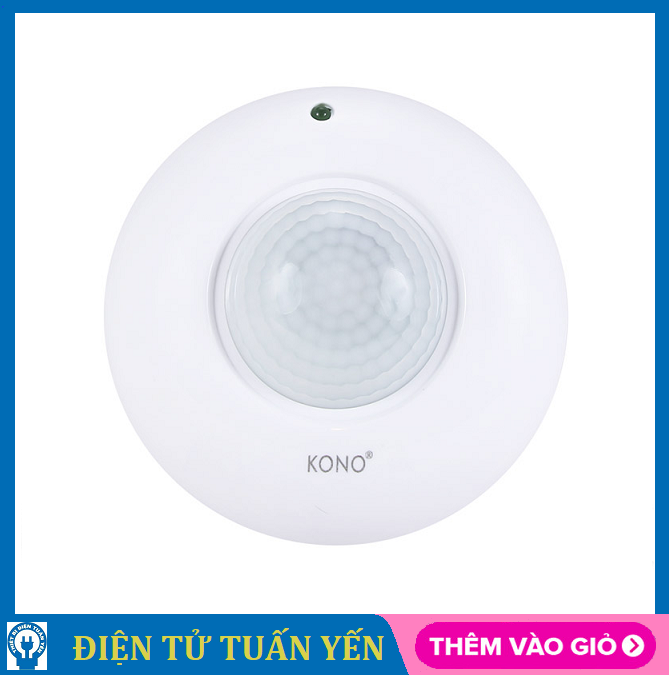 Cảm ứng bật đèn kono kn-s01b tự động tắt mở khi có người - hàng chính hãng