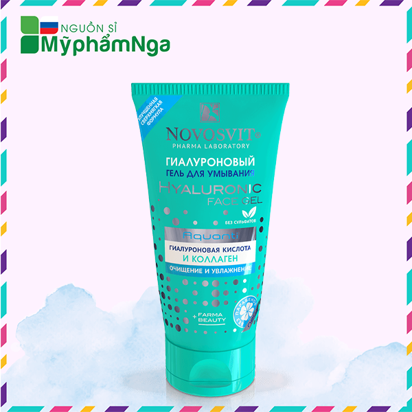 Gel rửa mặt Novosvit Hyaluronic